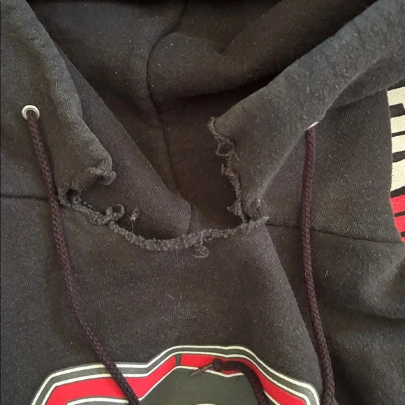 Fox Black and White Hoodie - Picture 5 of 5